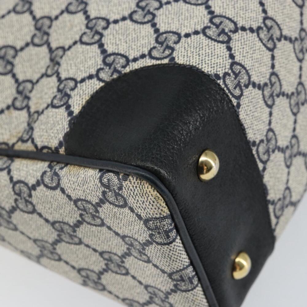 GUCCI GG Supreme Sherry Line Hand Bag PVC Navy Red 378 002 4466 Auth ep12166 - Picture 16 of 16